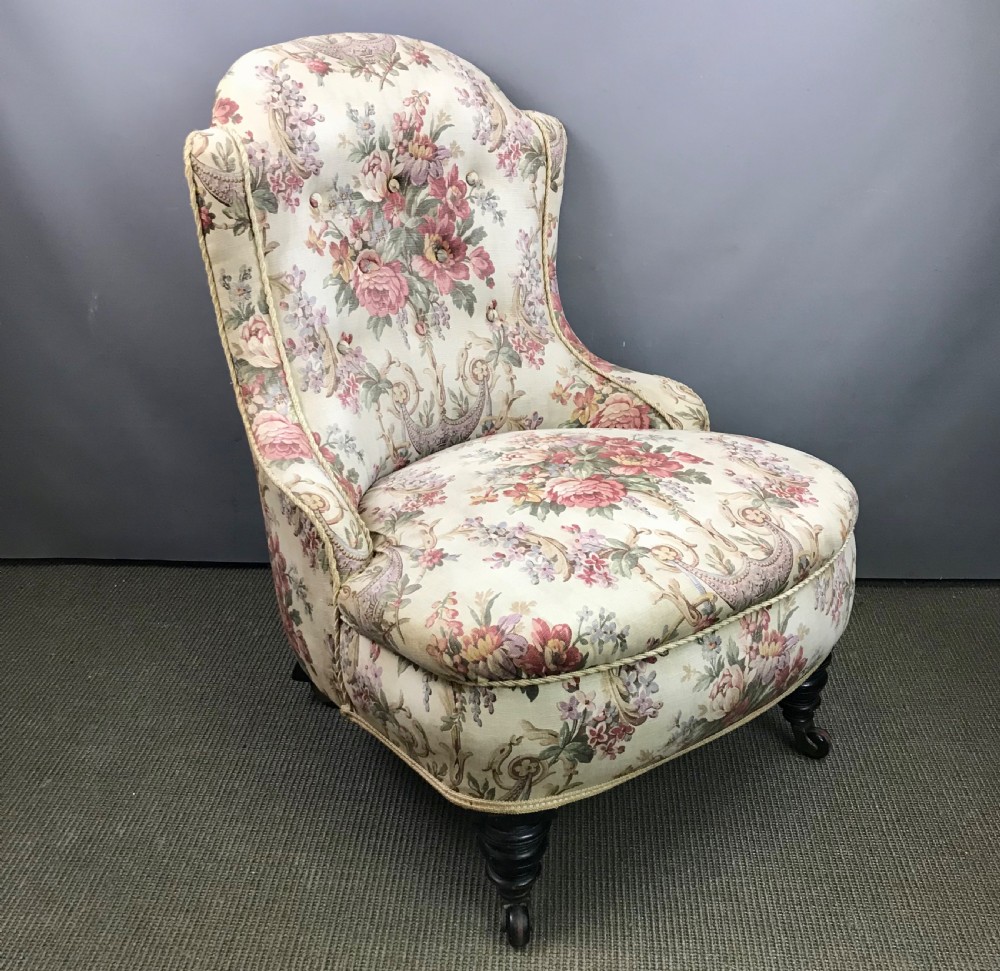 Victorian Chintz Bedroom / Cocktail Chair View II