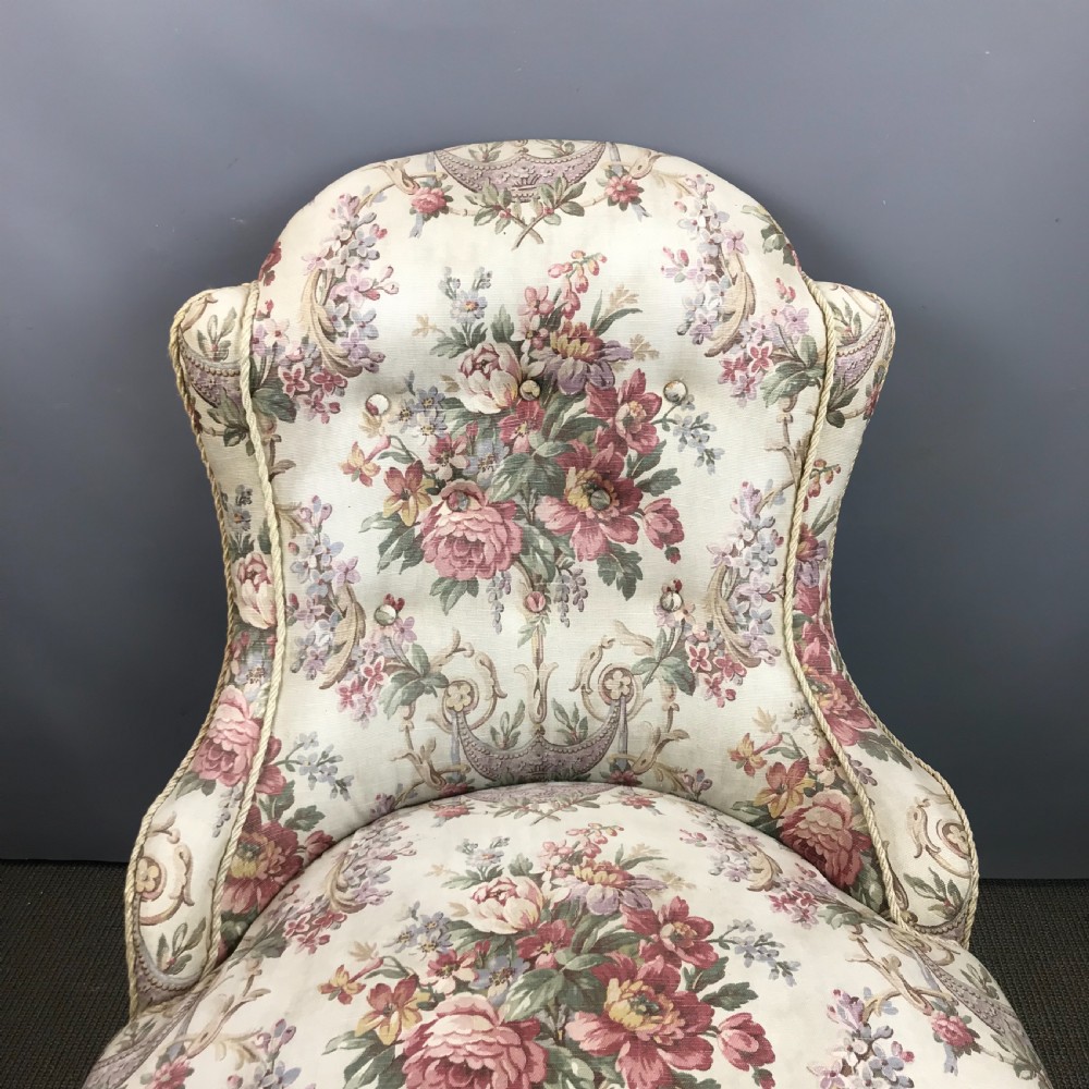 Victorian Chintz Bedroom / Cocktail Chair View IV