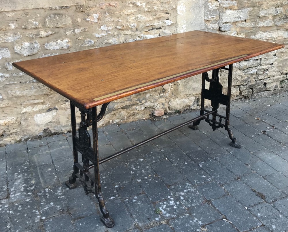 Victorian Cast Iron Draper's Table