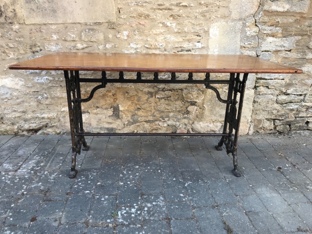Victorian Cast Iron Draper's Table View III