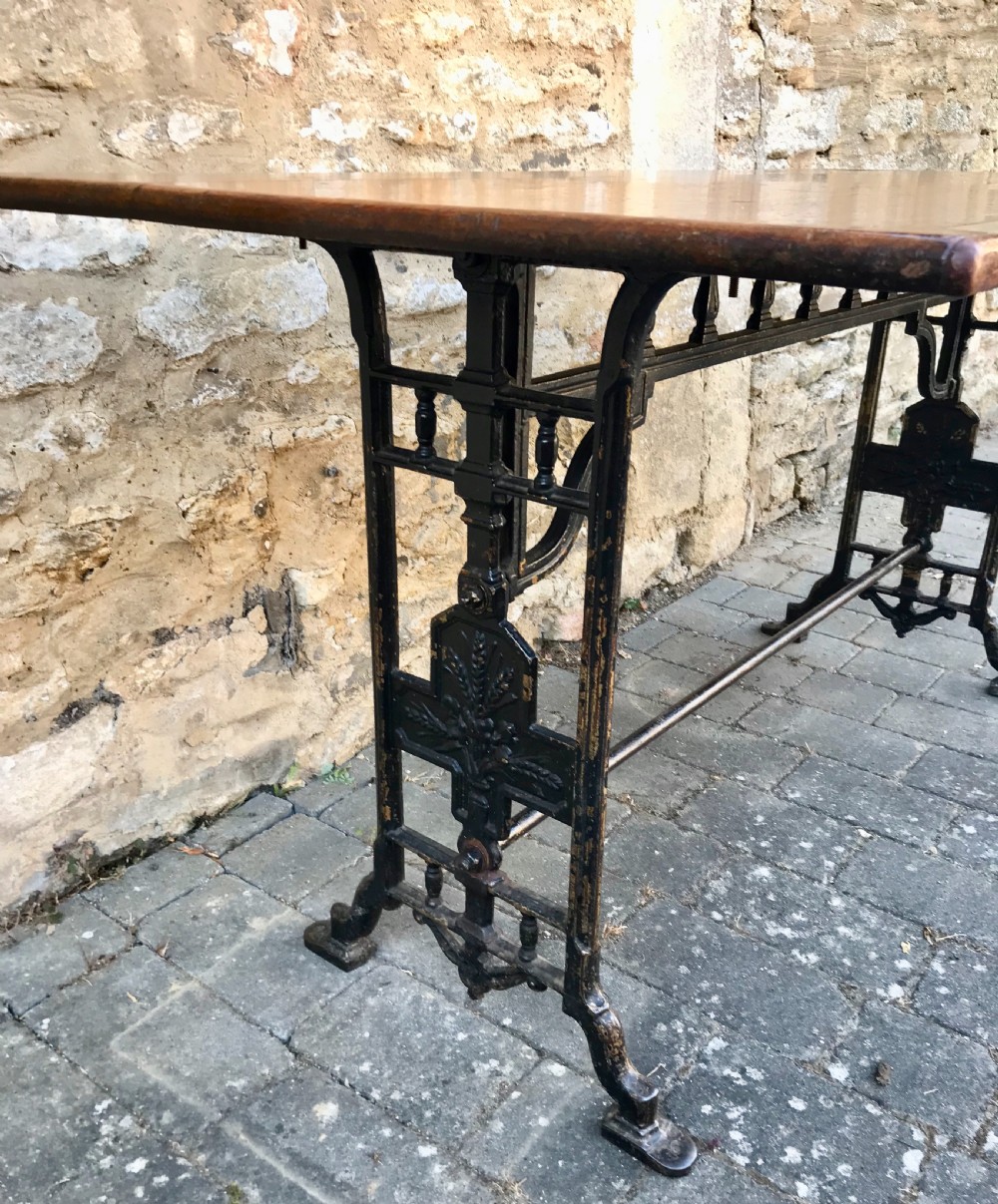 Victorian Cast Iron Draper's Table View VII