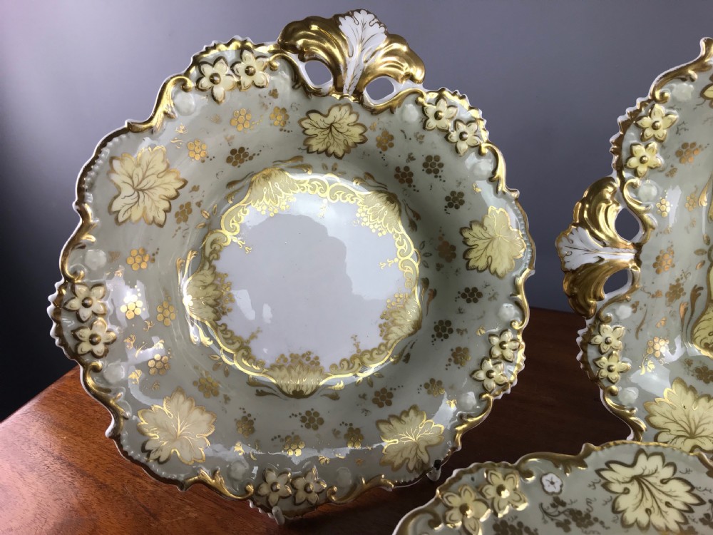 Davenport Porcelain Dessert Service circa 1870 View V