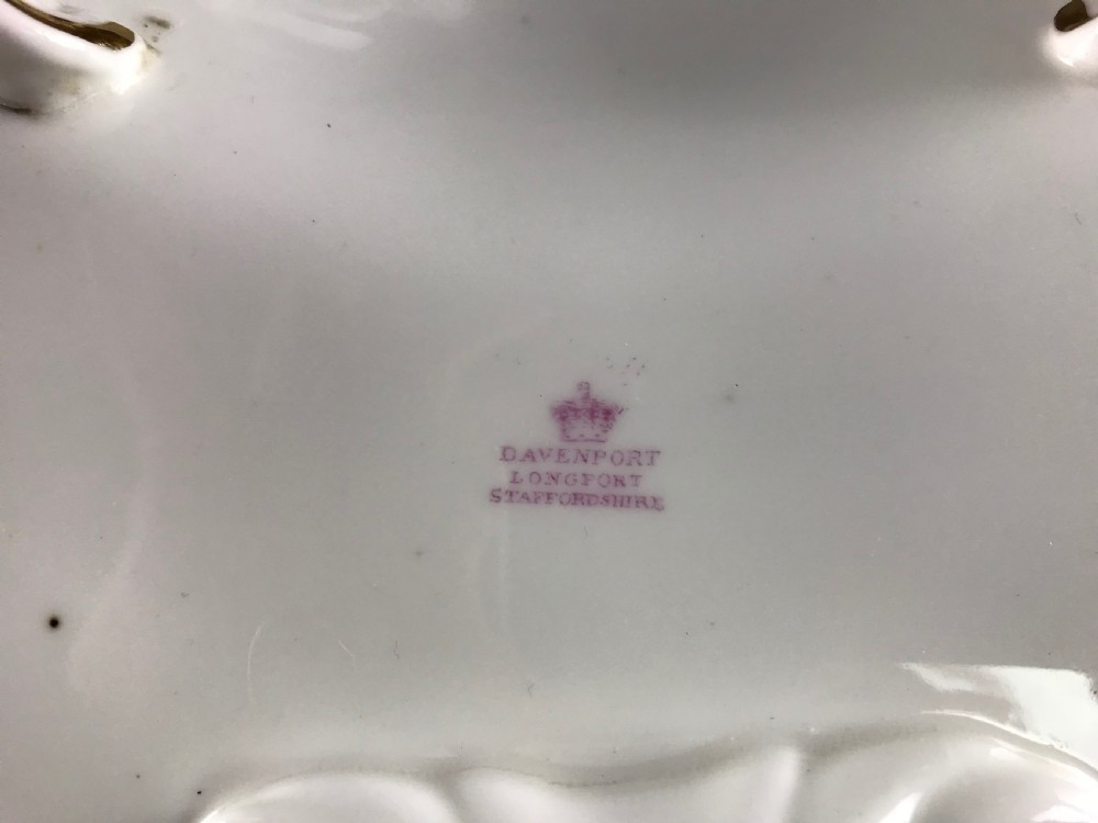 Davenport Porcelain Dessert Service circa 1870 View VII