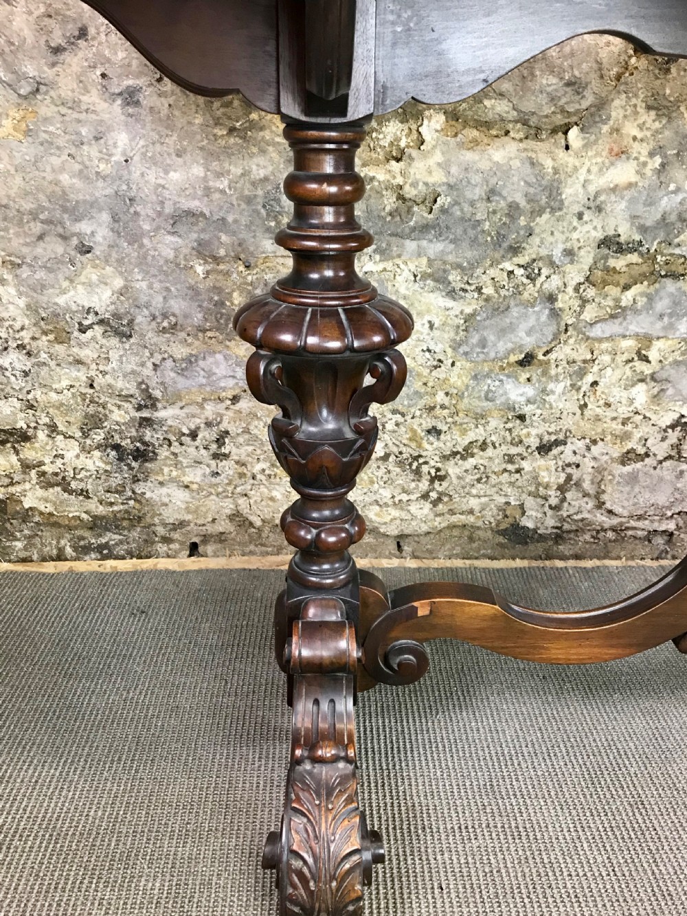 Antique Console Hall Table in 17th century style View VI