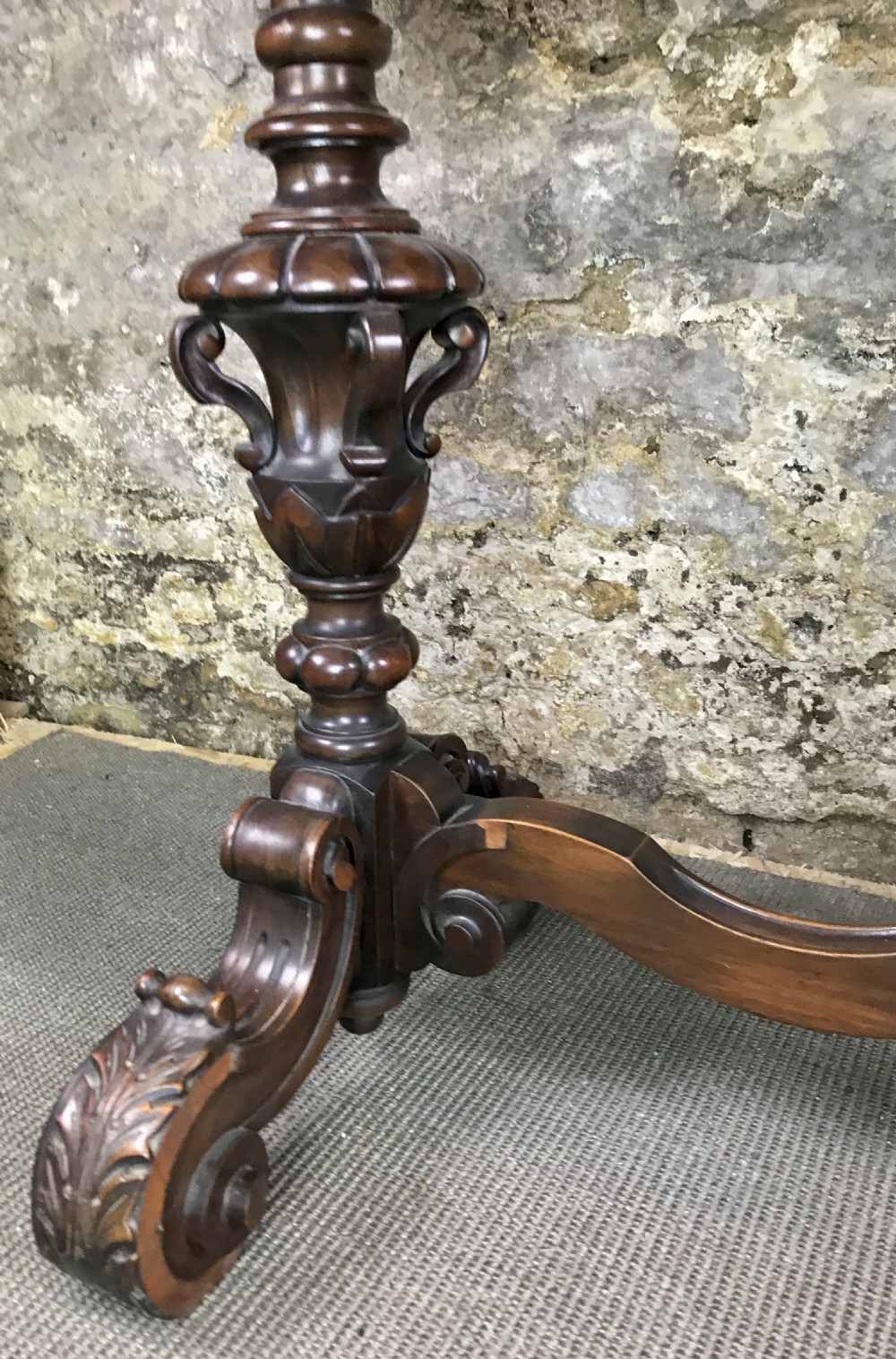Antique Console Hall Table in 17th century style View VII