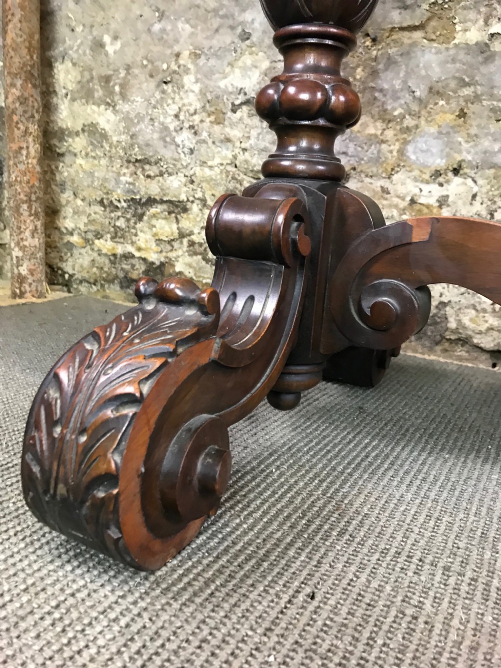 Antique Console Hall Table in 17th century style View VIII