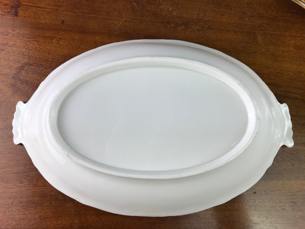 Victorian Staffordshire Porcelain Dessert Service of Coalport Type View VII