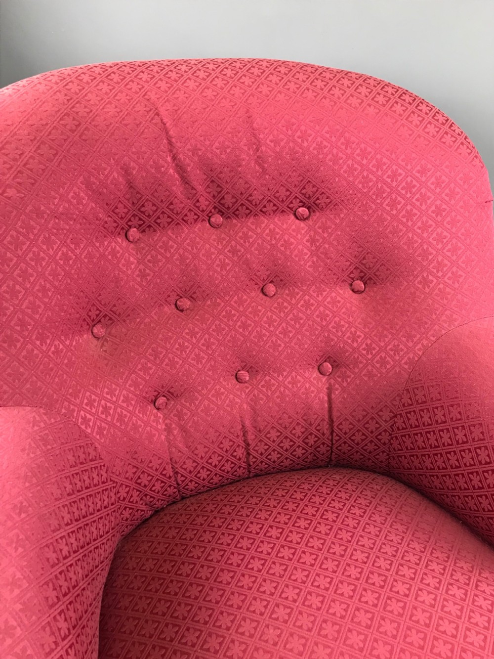 Victorian Button Back Armchair View III