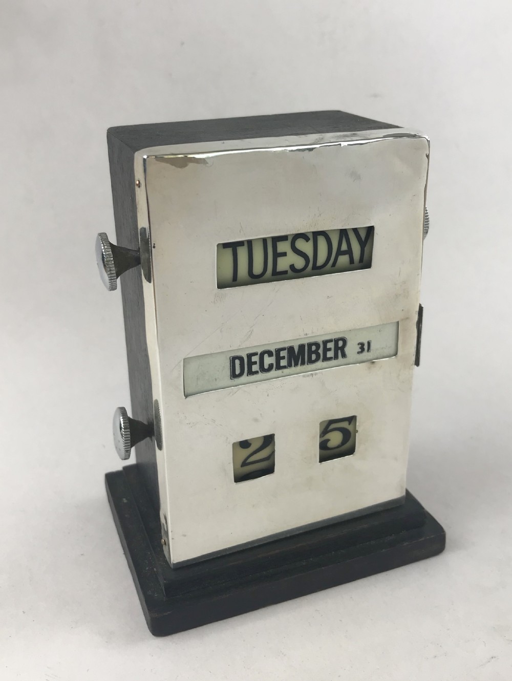 Silver Desk Calendar, Birmingham 1947