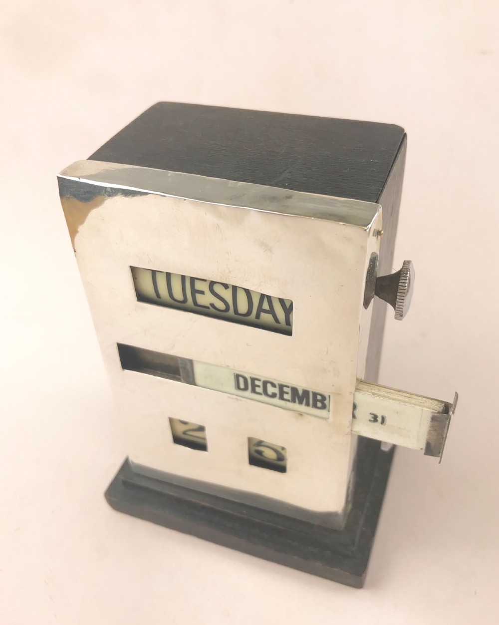Silver Desk Calendar, Birmingham 1947 View III
