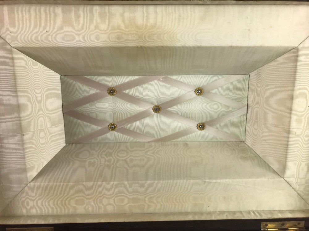 Huge Italian Inlaid Burr Maple Sarcophagus Box View VIII