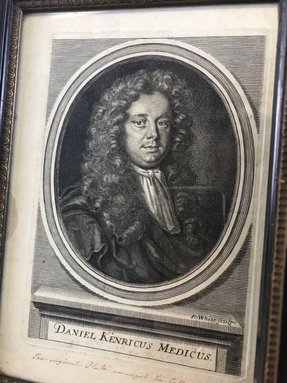 Four 17th & 18th century engravings - Daniel Kenricus, Shakespeare, Sr. Thomas Browne & Sir Francis Bacon View IV