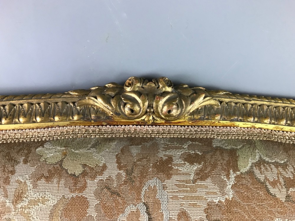 French Giltwood Canape  / Settee in Louis XVI Style View V