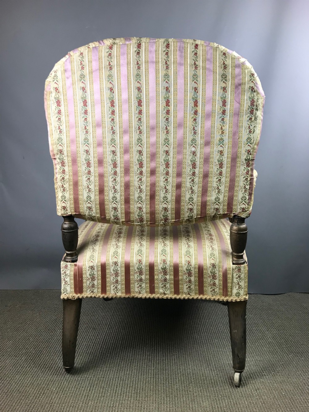 Antique Victorian Open Armchair View III
