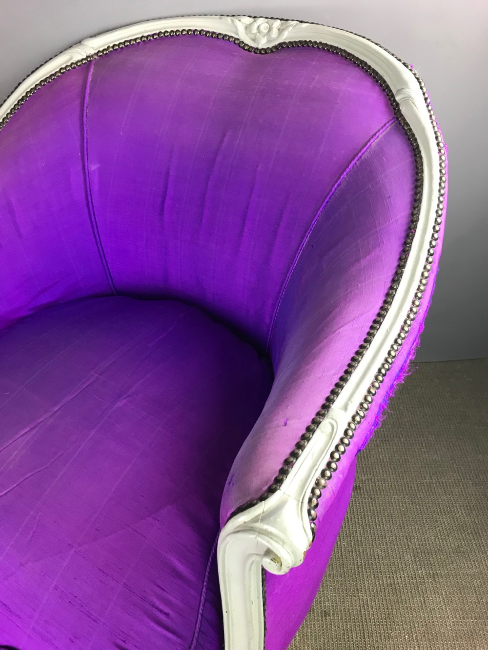 French Louis XV style tub armchair View II