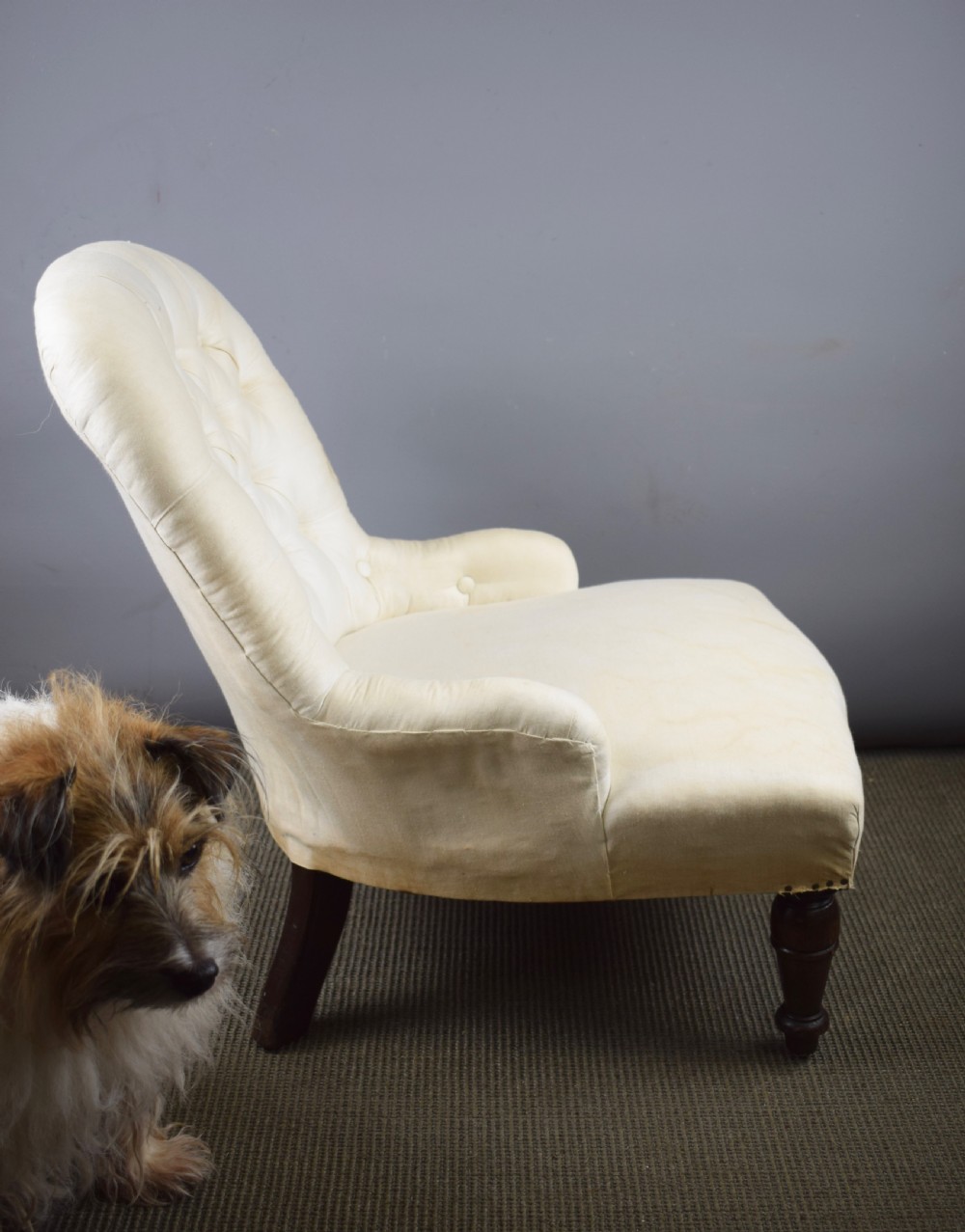 Child's Antique Button Back Armchair View IV