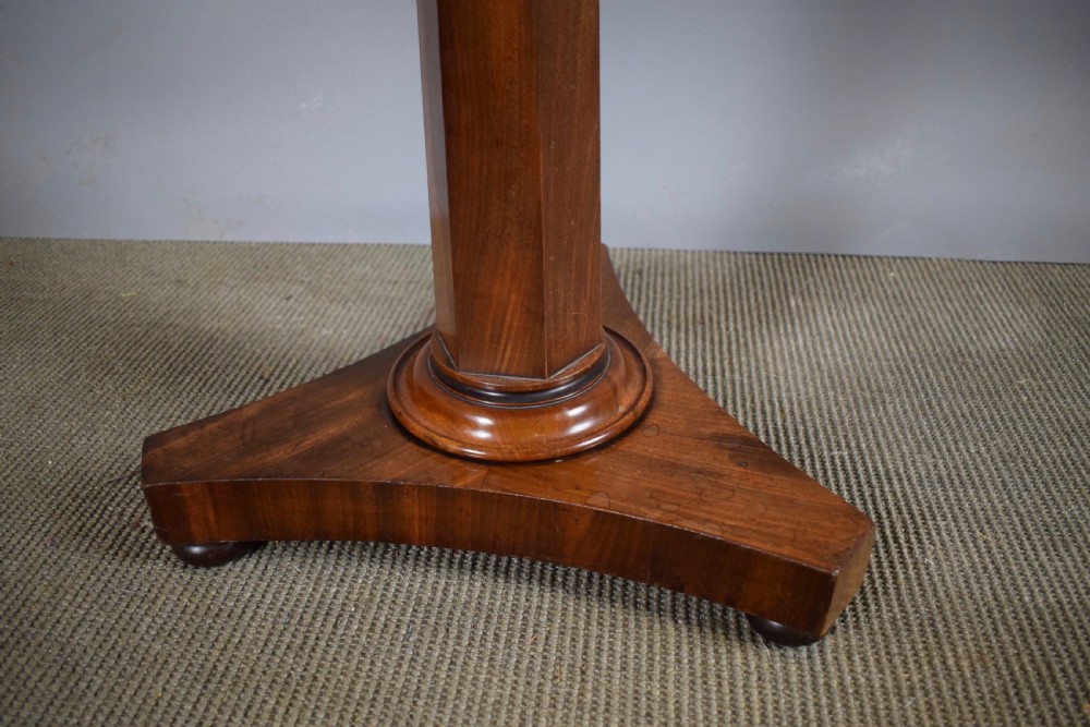 William IV Mahogany Tip Top Occasional Table View V