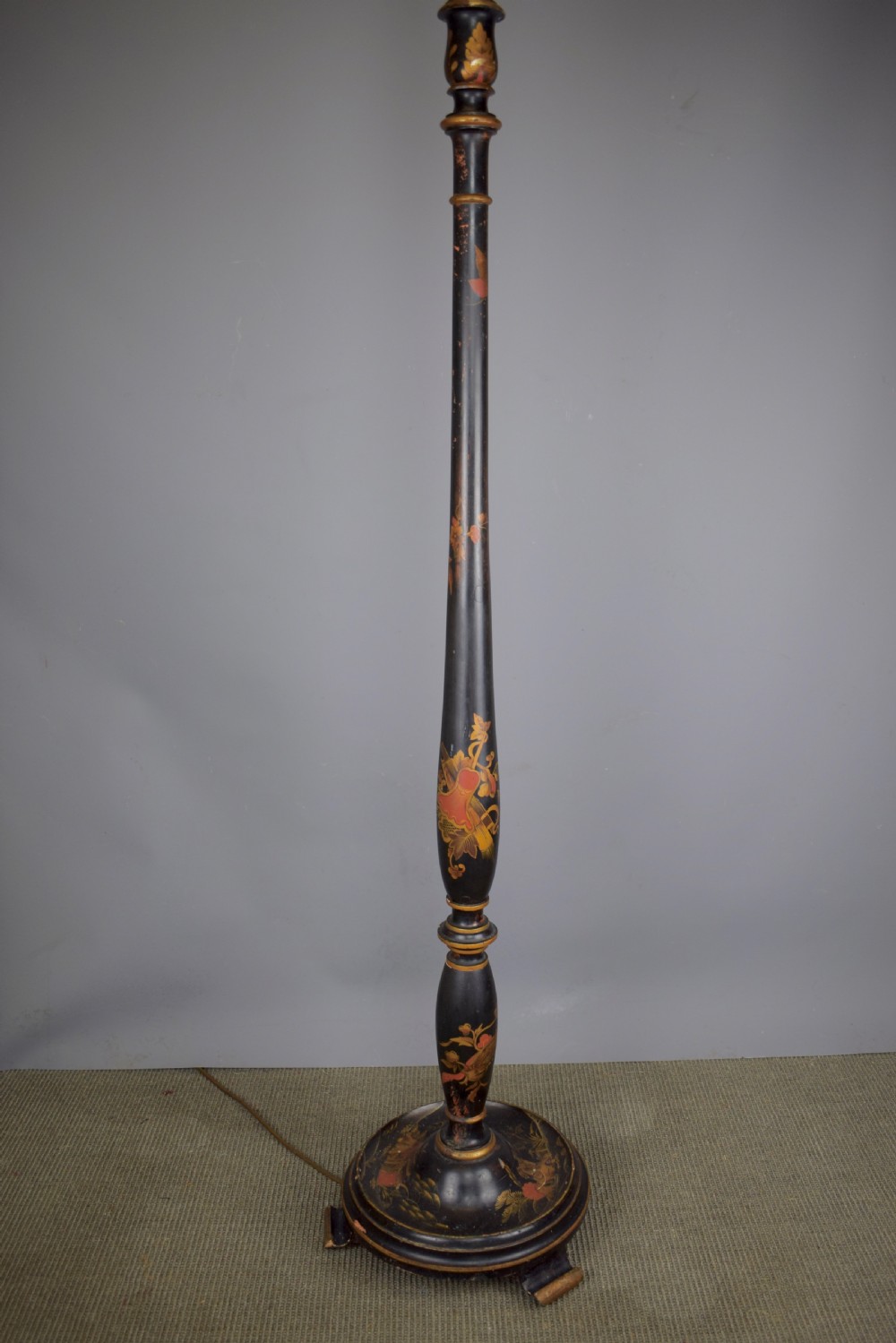 Chinoiserie Decorated Floor / Standard Lamp