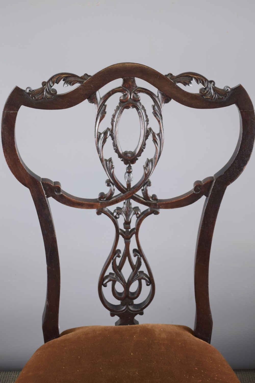 Late Victorian Mahogany Occasional Chair View II