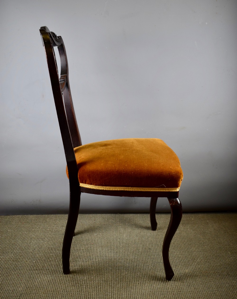 Late Victorian Mahogany Occasional Chair View III