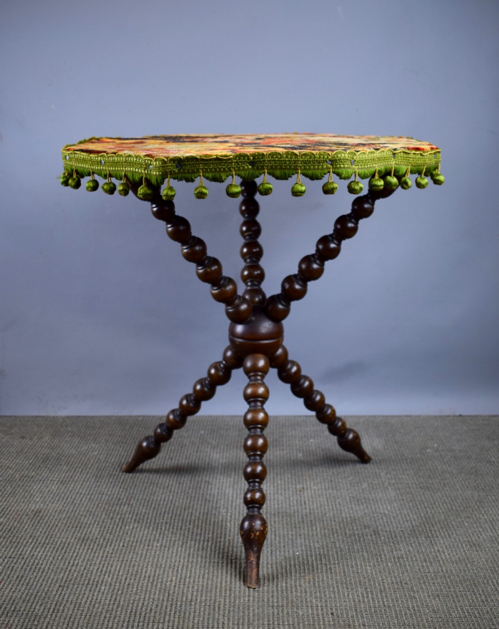 Victorian bobbin turned gipsy occasional table View II