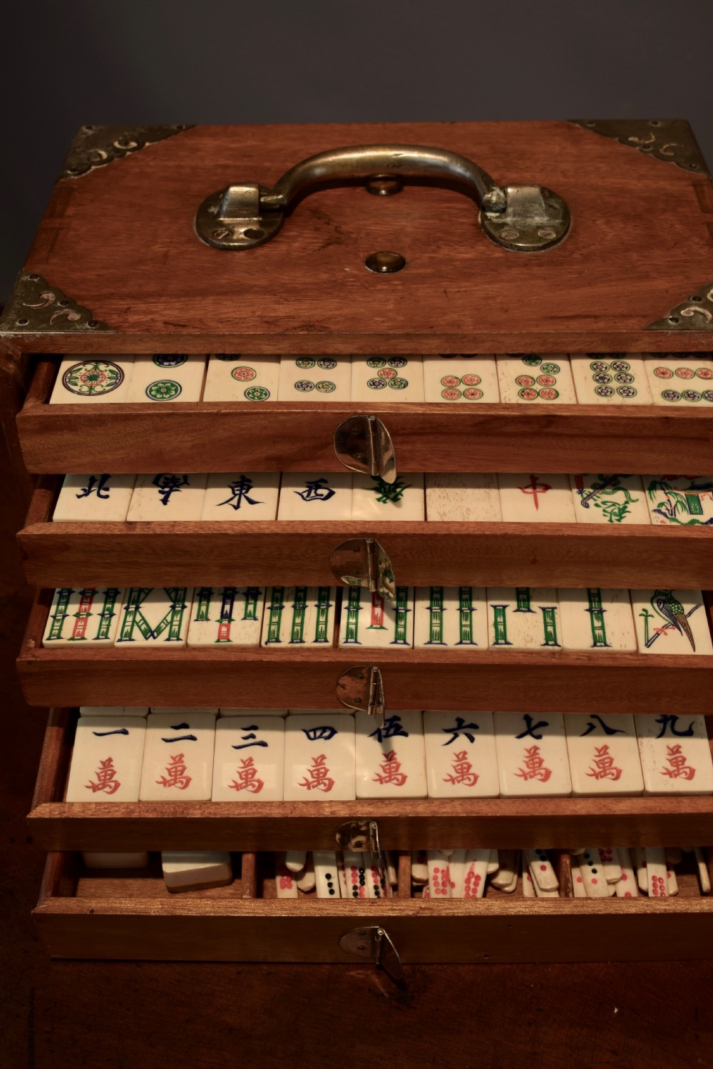 Chinese Export Mahjong Set circa 1930 View VII
