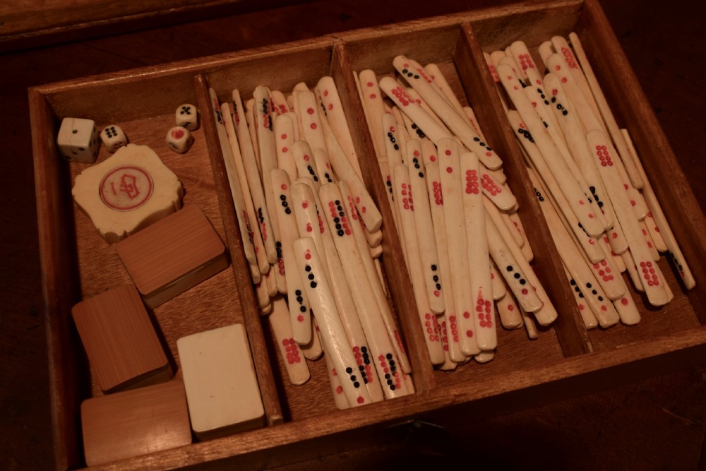 Chinese Export Mahjong Set circa 1930 View XI