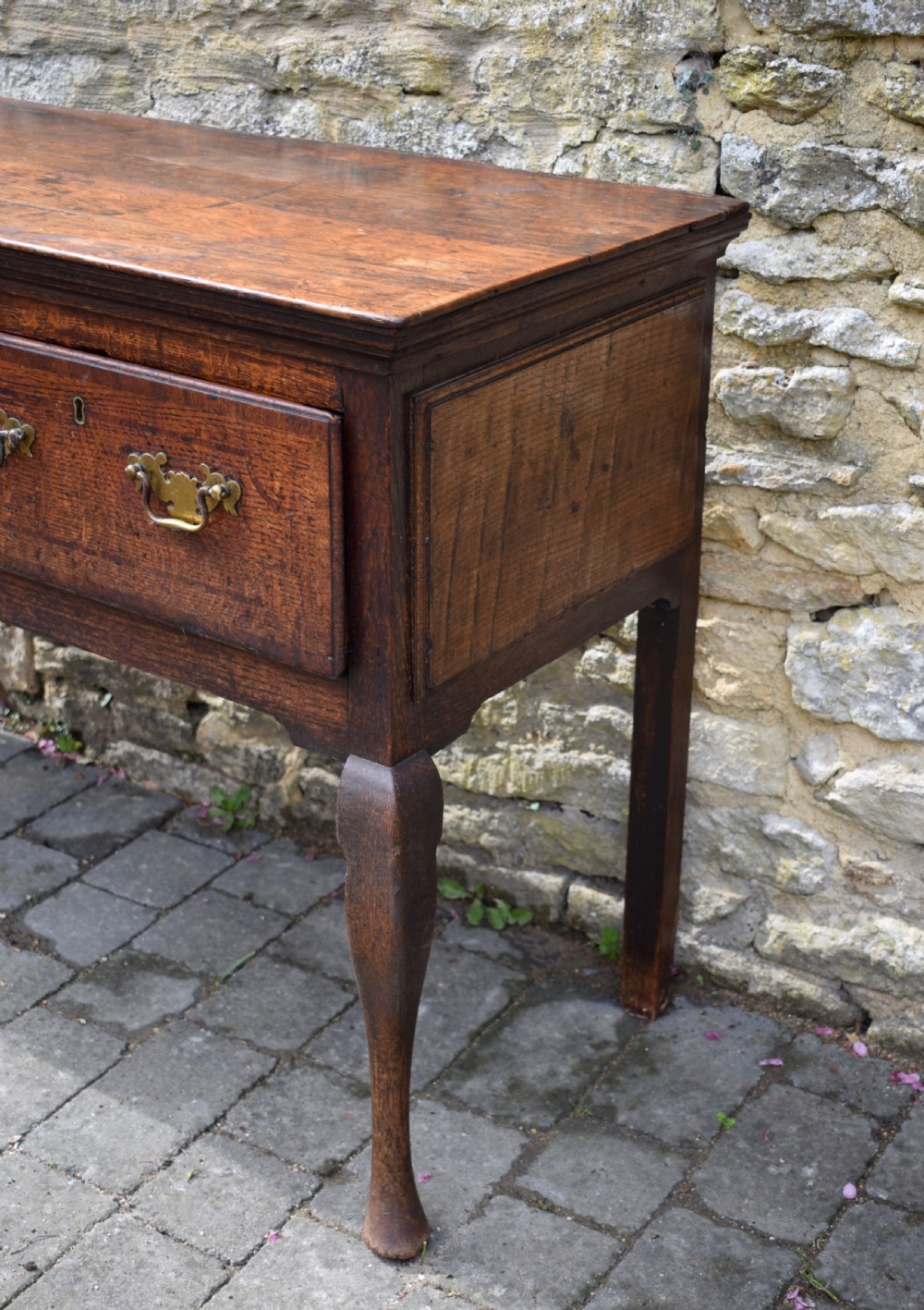 George II Provincial Welsh Oak Dresser Base View V