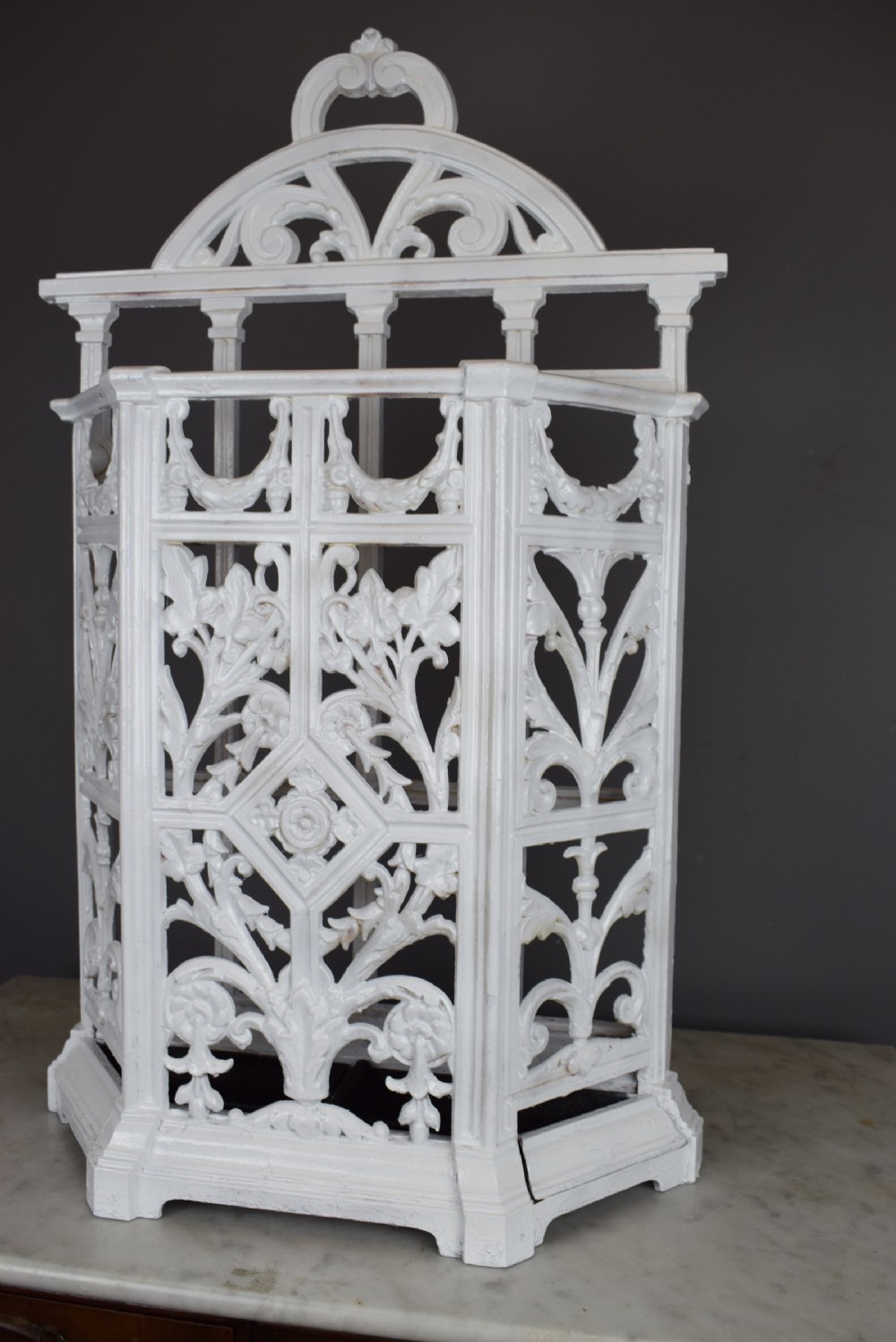 Victorian cast iron stick or umbrella stand View III