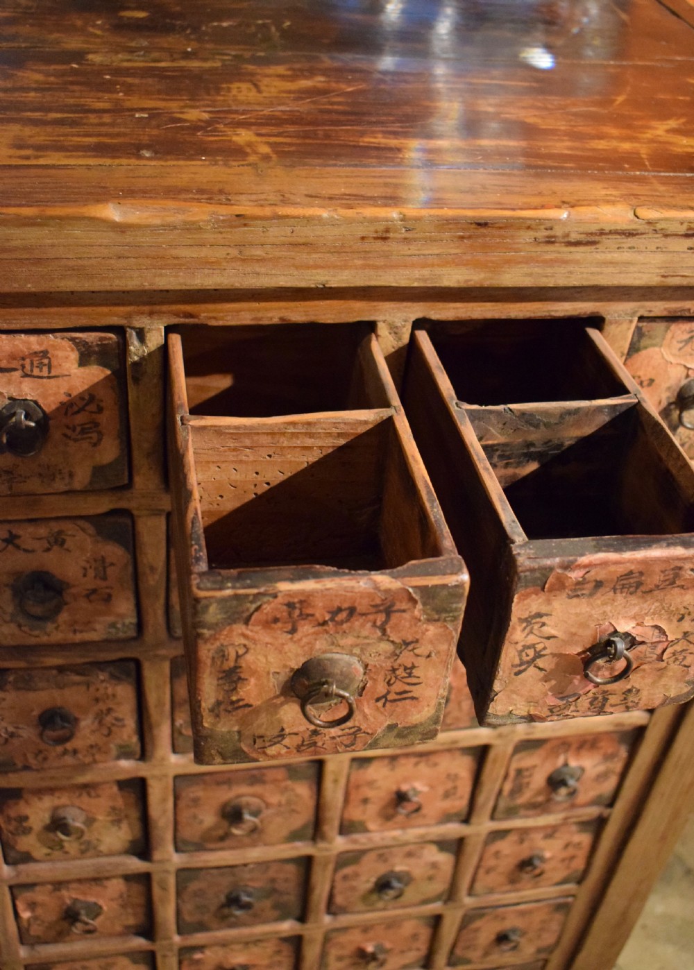 Antique Chinese Apothecary Cabinet of 45 Drawers View VI