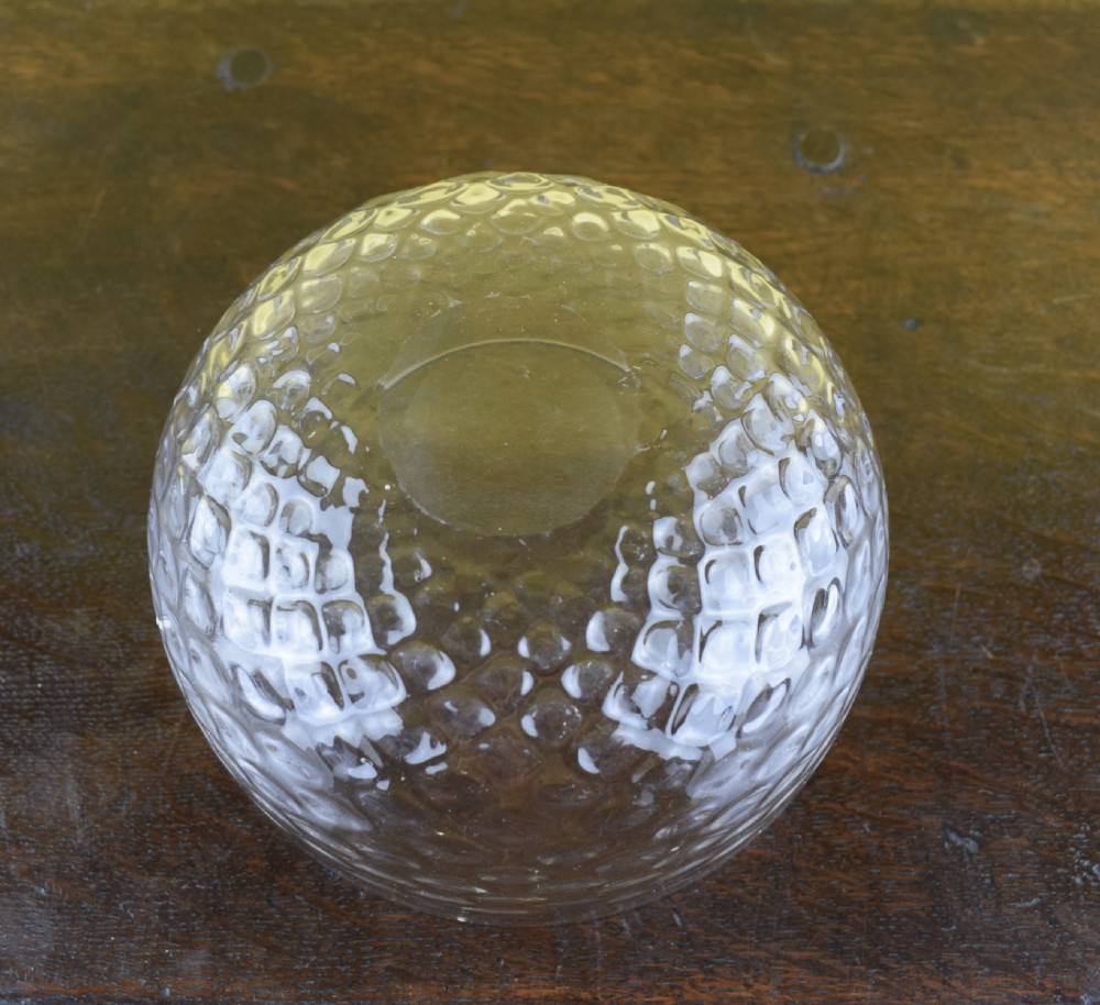 Set of Six Antique Victorian Blown Glass Finger Bowls with honeycomb moulding View V