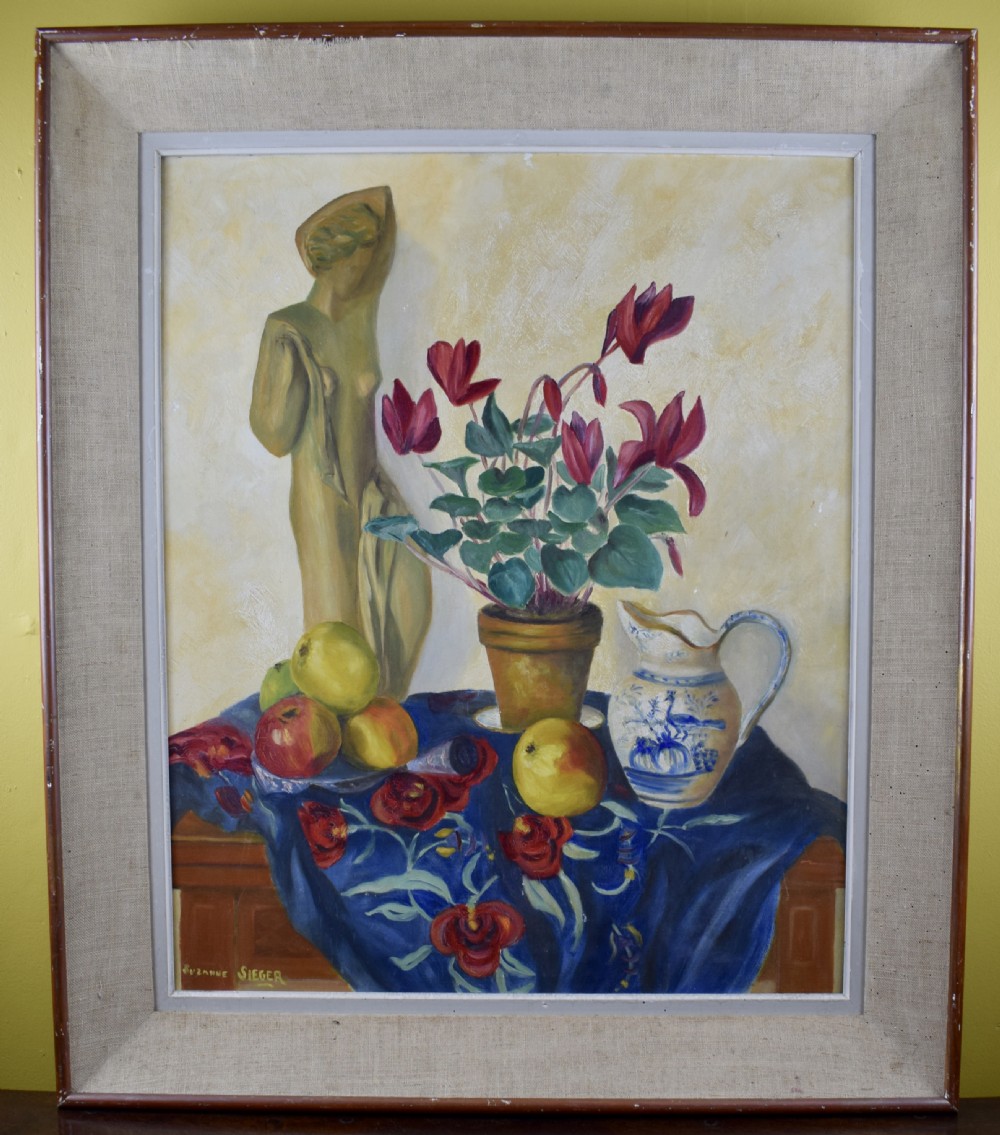 Suzanne Sieger, Mid Century French still life, oil on canvas View III