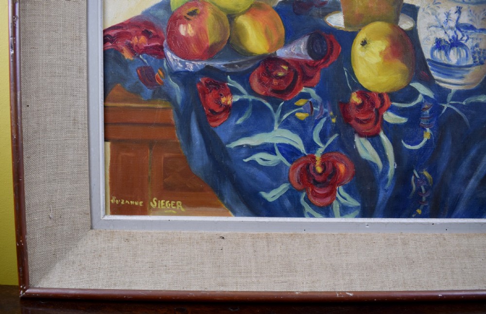 Suzanne Sieger, Mid Century French still life, oil on canvas View IV