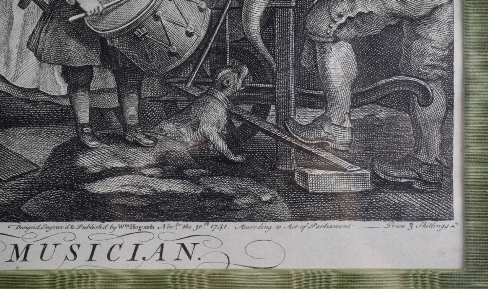 William Hogarth The Enraged Musician Engraving 1741 View IV