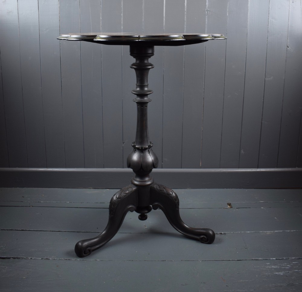 Victorian Burr Walnut Ouija Board Table View II