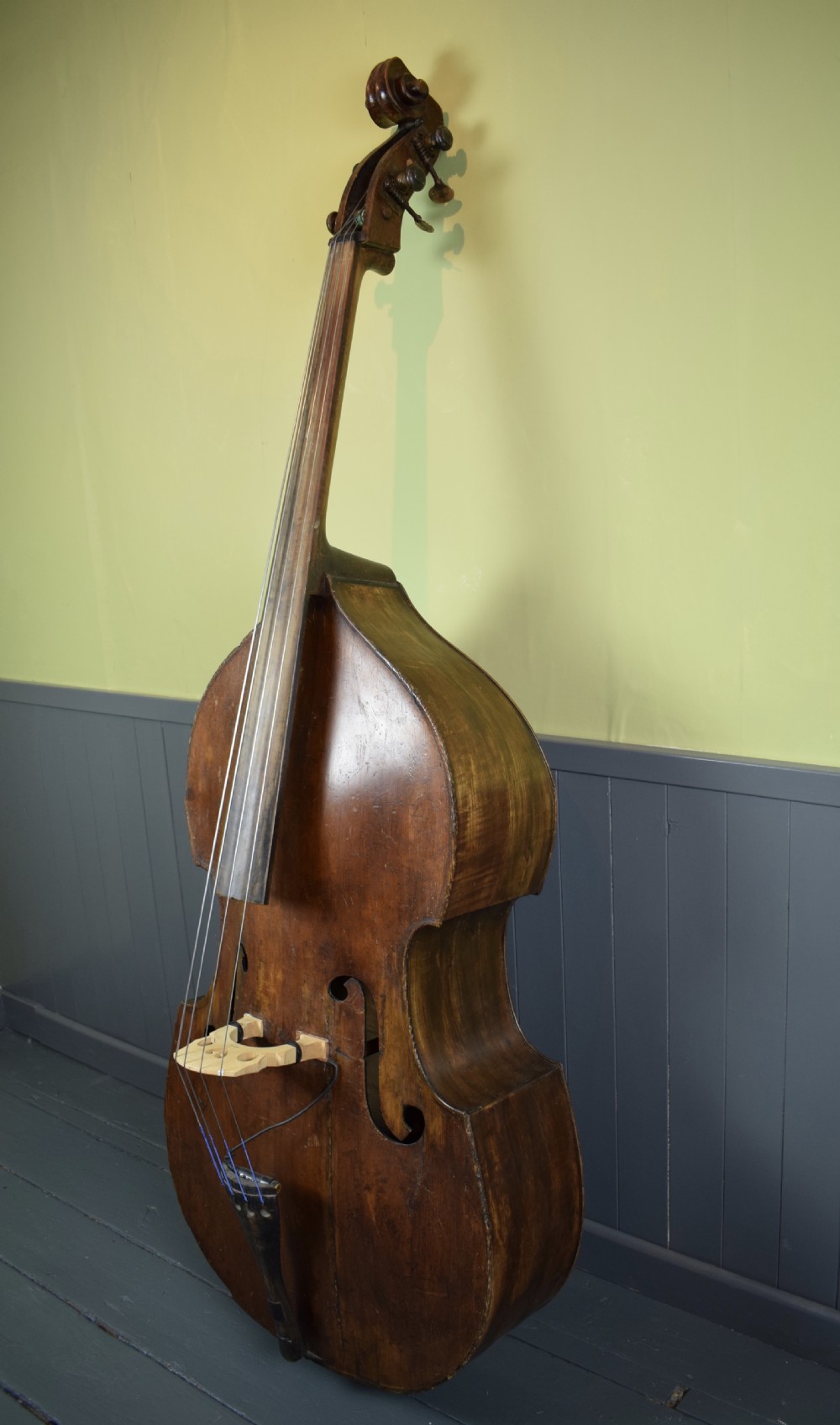 Antique 19th century double bass View II