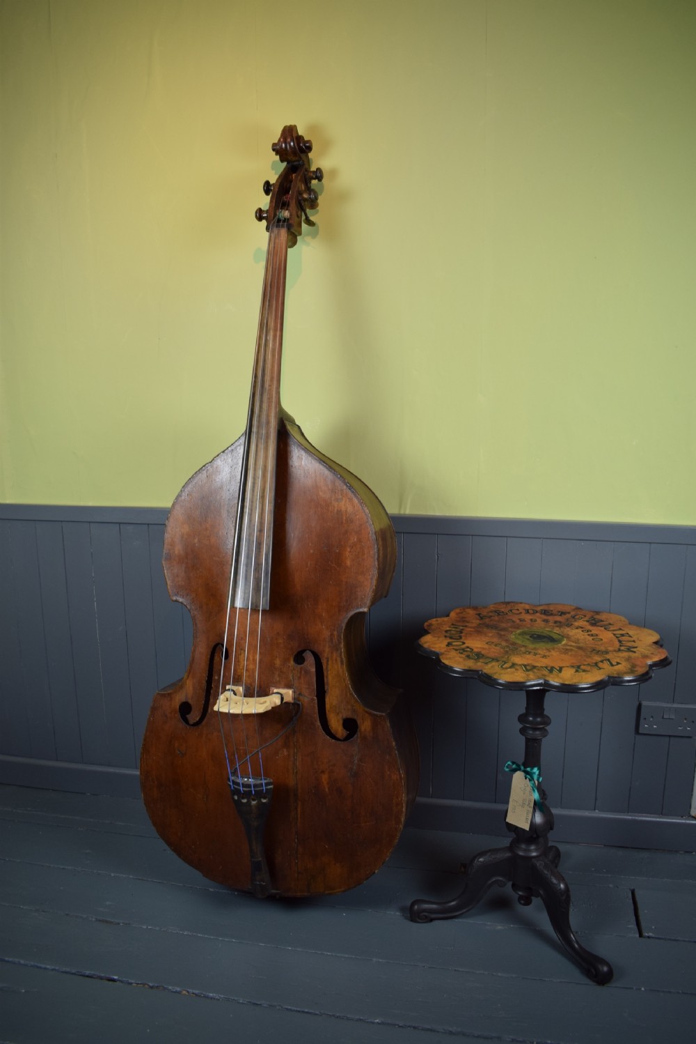 Antique 19th century double bass View IV