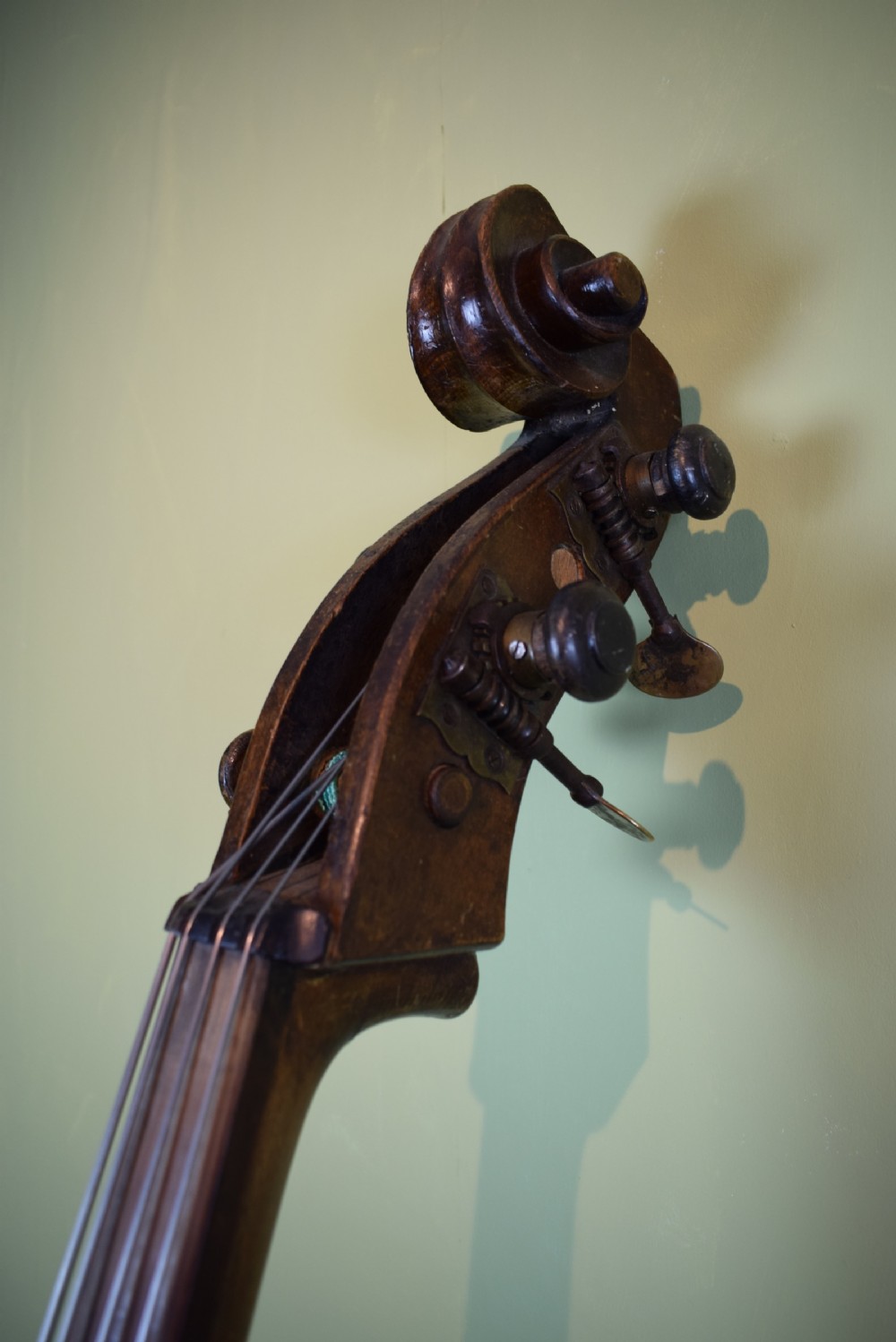 Antique 19th century double bass View V