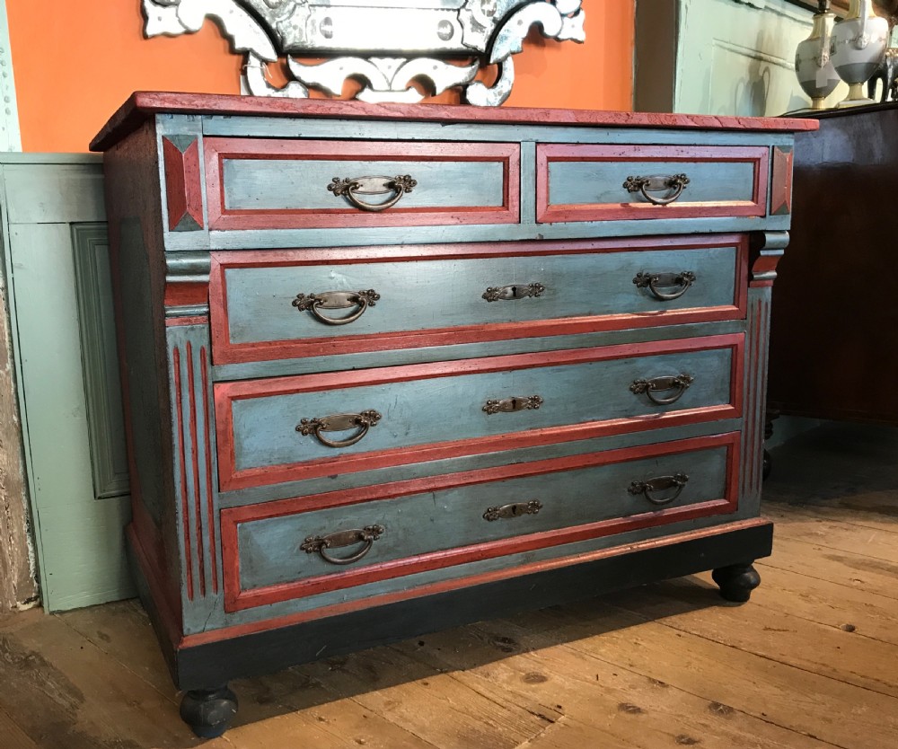 Swedish Gustavian Painted Chest of Drawers View IV