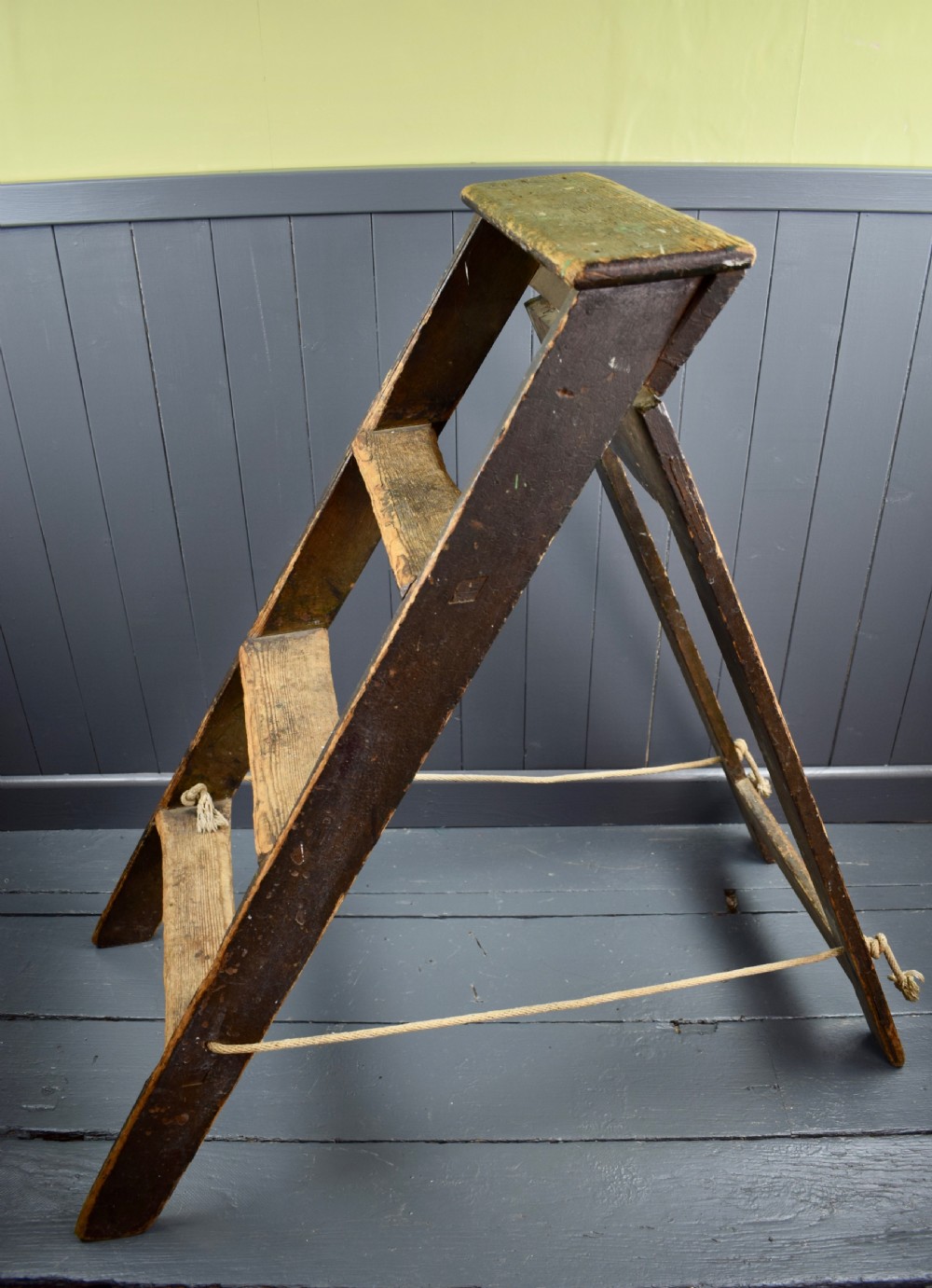 Vintage Folding Shop Step Ladder View III
