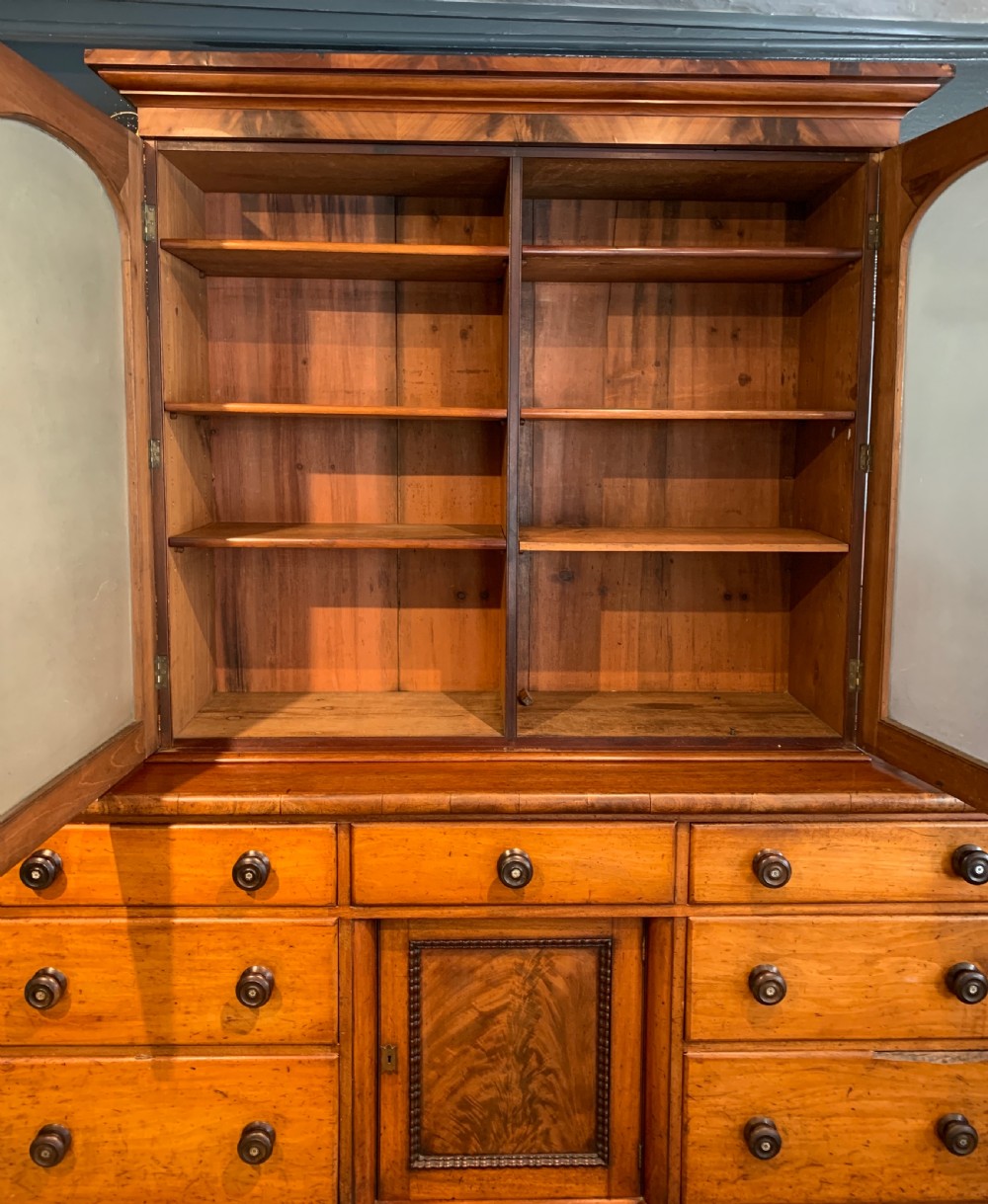 Victorian Mahogany Dresser Housekeepers Cabinet View V