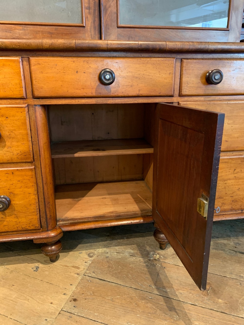 Victorian Mahogany Dresser Housekeepers Cabinet View VII