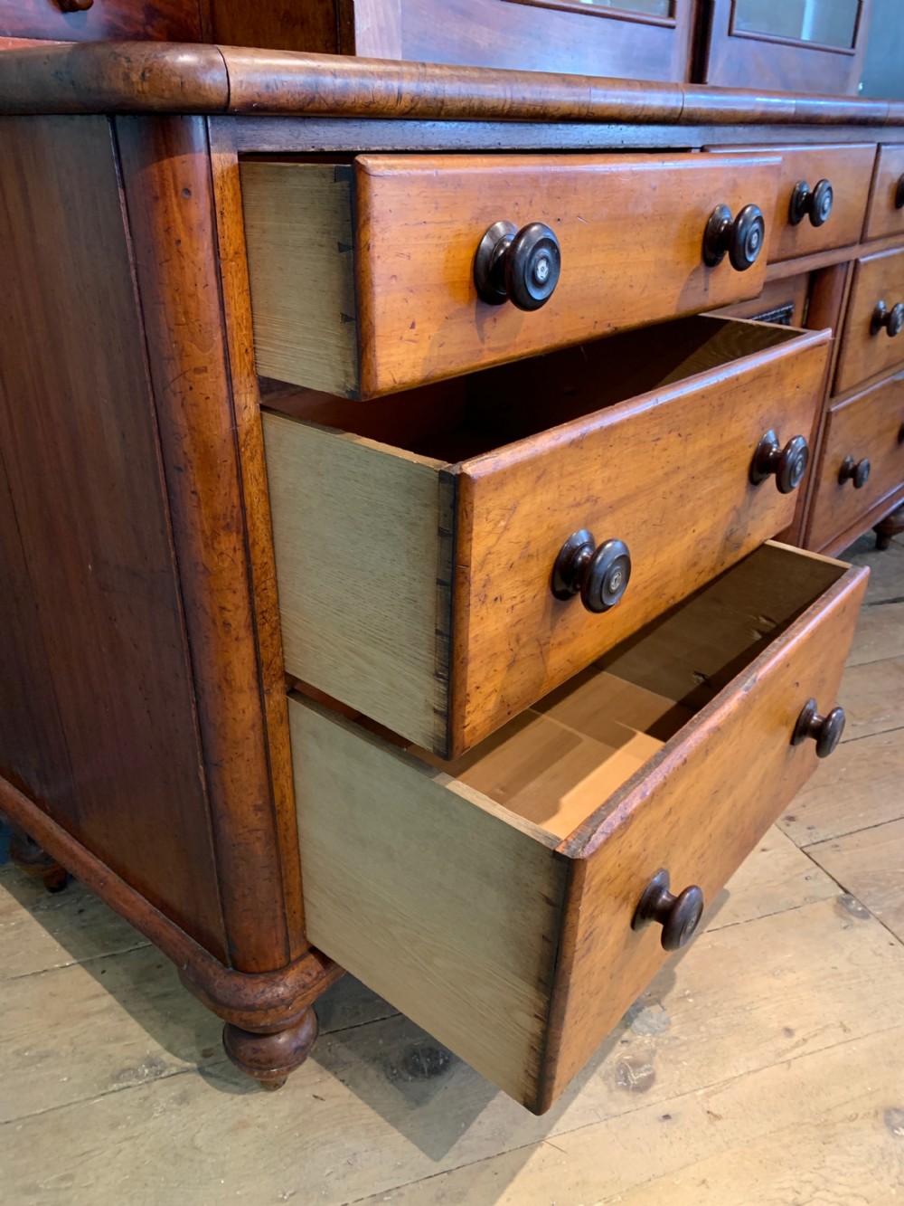 Victorian Mahogany Dresser Housekeepers Cabinet View VIII