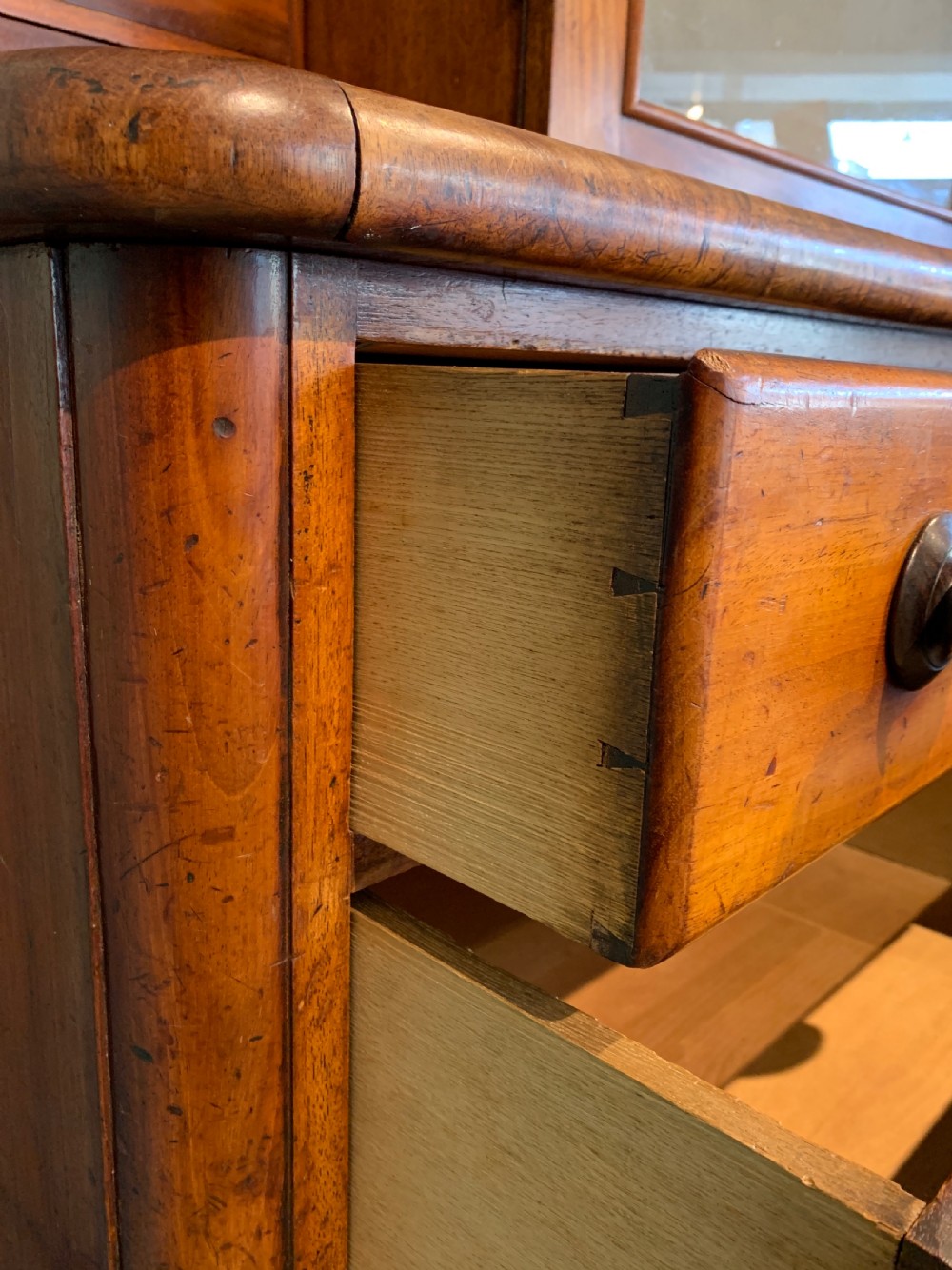 Victorian Mahogany Dresser Housekeepers Cabinet View IX