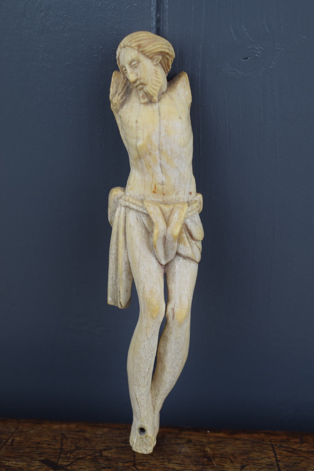 A 17th / 18th century carved ivory Corpus Christi View II