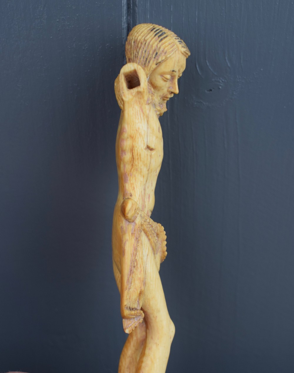 16th / 17th Century finely detailed carved ivory Corpus Christi View IV