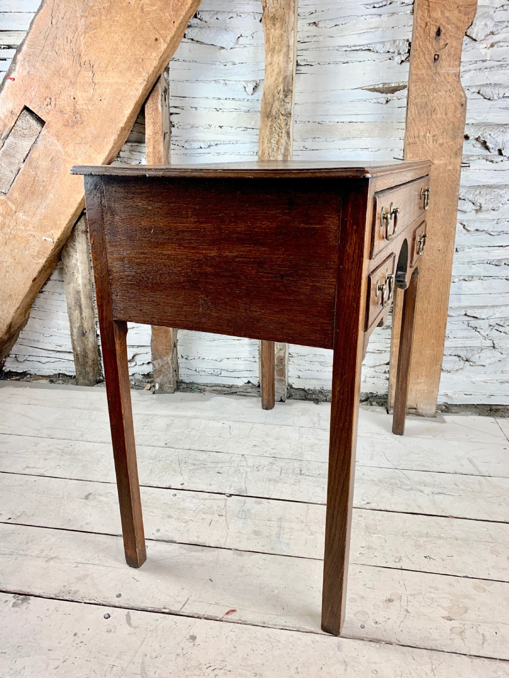 Georgian oak lowboy  View IV