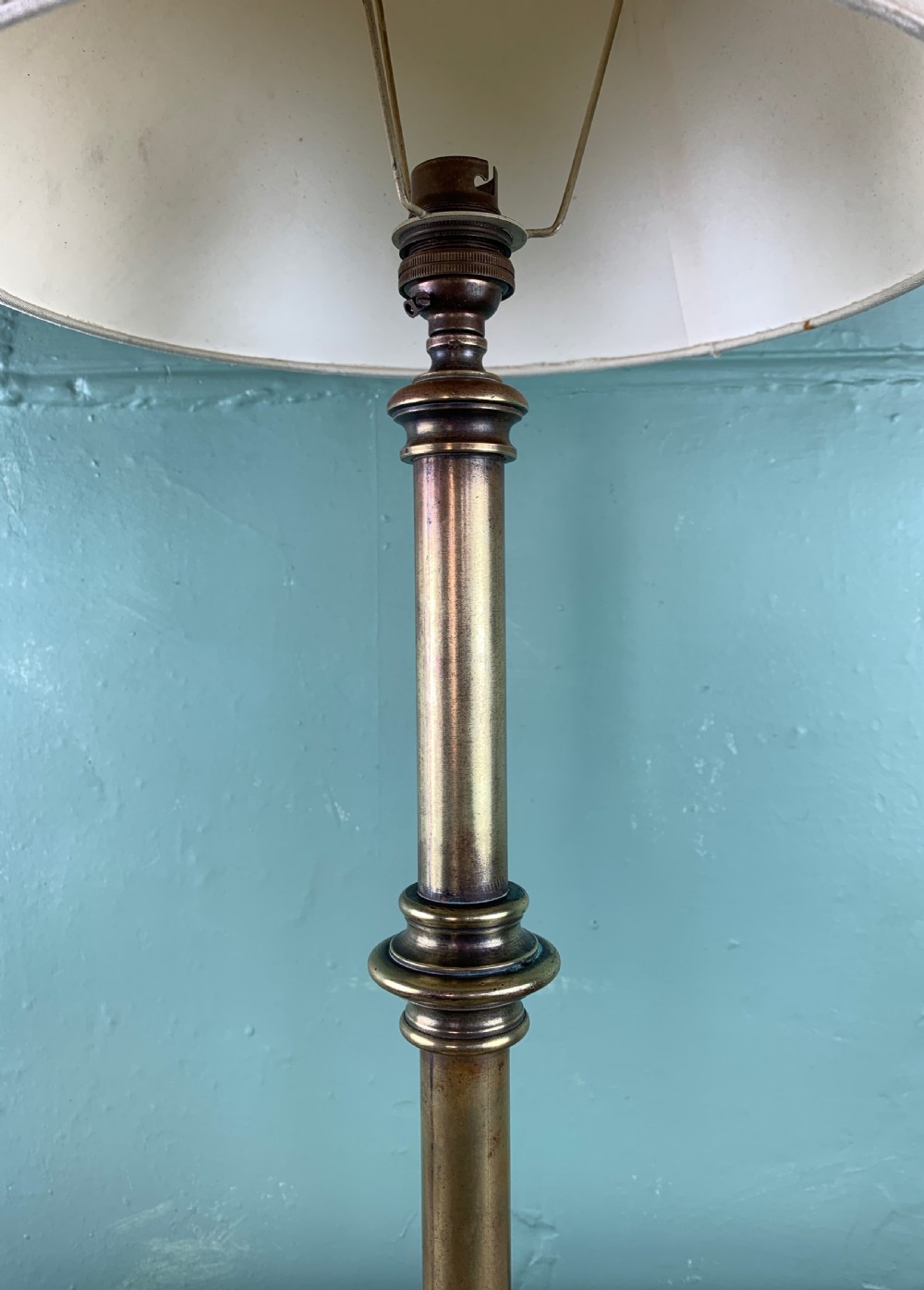 Antique GEC brass desk lamp View V