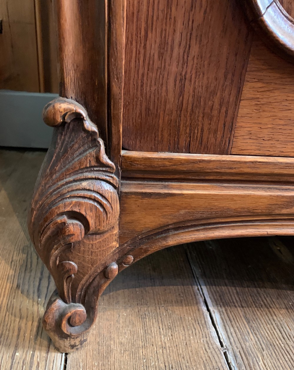French oak side cupboard Dresser with Carrara marble top View VI