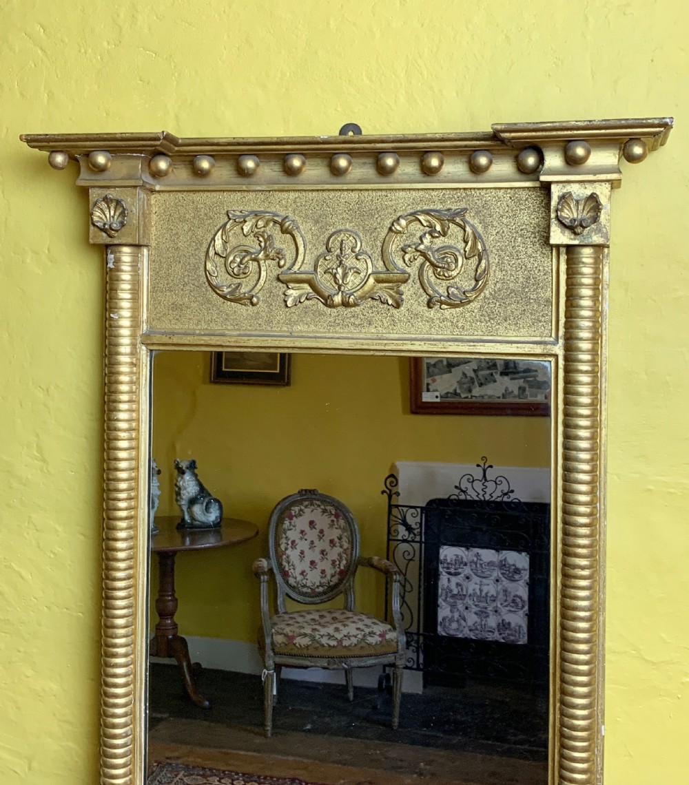 Regency Giltwood Pier Glass Mirror View III
